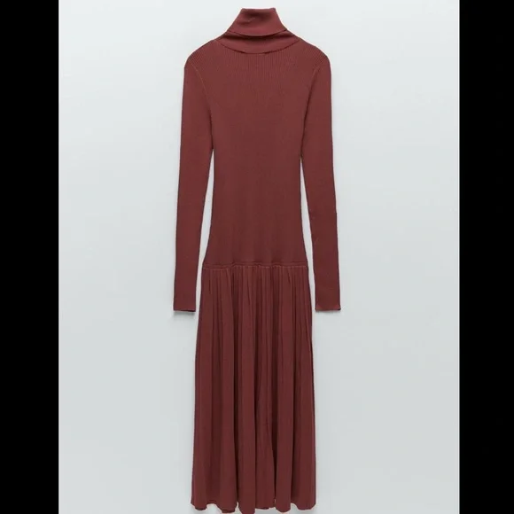 Zara | Dresses | Zara High Collar Knit Dress | Poshmark